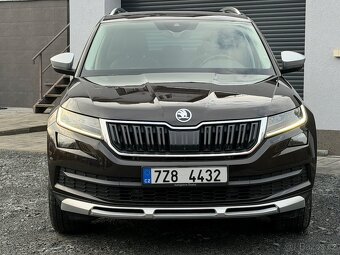 ŠKODA KODIAQ SCOUT 4x4 2.0TDI 140KW WEBASTO TAŽNÉ - 2