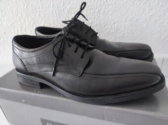 Společenská černá, celokožená obuv, vel. 41 - 2