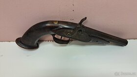 Starožitná perkusní pistole 18 - 19 st. značeno 6333 - 2