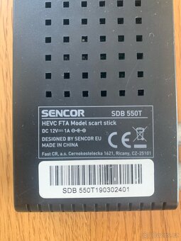 DVBT 2 SENCOR SDB 550T - 2