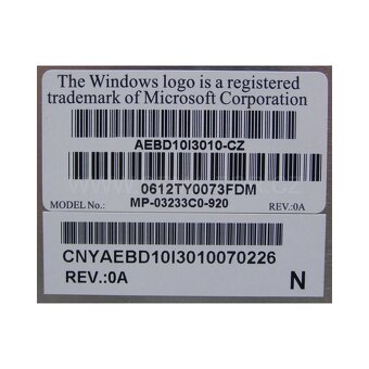 česká klávesnice Toshiba Satellite M60 M65 P100 P105 černá C - 2