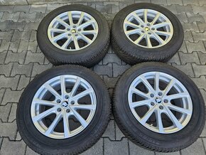 5x112 17 7J ET40 alu kola Škoda Kodiaq vč. zim. pneu - 2