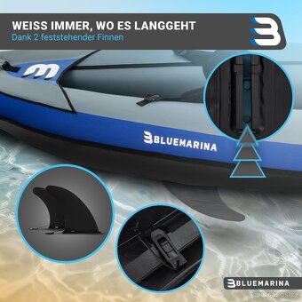 Nafukovací kajak Bluemarina Samoa, třímístná kánoe - 2