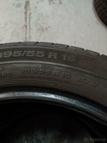 2x letní Continental 195/55 R16. - 2