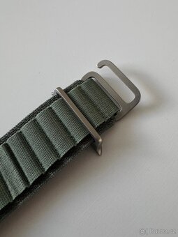 Řemínek Apple Watch Alpský tah / 49mm / tmavě zelený / “S” - 2