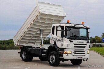 SCANIA P440 4X4 TŘÍSTRANNÝ SKLÁPĚČ / VYKLÁPĚČ 53.000KM EU5 - 2