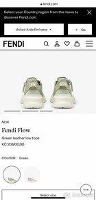 👟 Prodám exkluzivní Fendi Flow tenisky – pravá kůže - 2