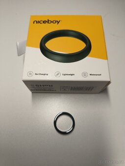 NFC Platební prsten Niceboy ONE velikost 9 - rushed black S9 - 2