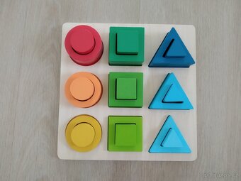 Dřevěná skládačka zn. Playtive 1+ - 2