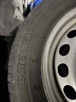 Plechová sada pneu na caddy 195/65/15 - 2