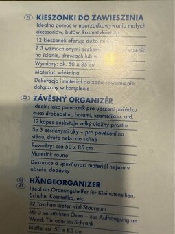 Závěsný organizér - 2