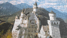 Puzzle Playtive Neuschwanstein 1000 dílků - 2