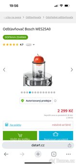 Odšťavňovač Bosch MES25A0 - 2
