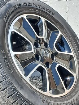 Pěkná letní orig alu kola Dacia Duster 215/65/16 vzorek 7mm - 2