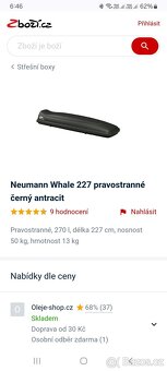 Střešní box Neumann Whale 227 - 2