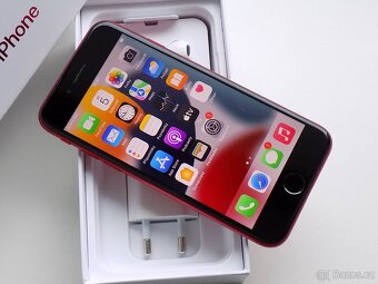 APPLE iPhone SE (2020) 64GB Red - ZÁRUKA - 100% BATERIE - 2