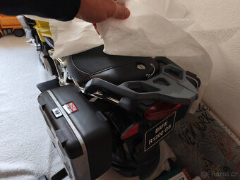 Elektrická dětská motorka BMW R1200GS nová, jen složená - 2