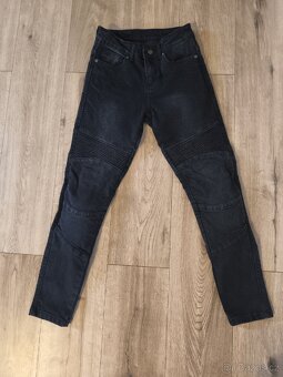 Dámské jeansy na motorku Ozone Agness II černé W28/L28 NOVÉ - 2