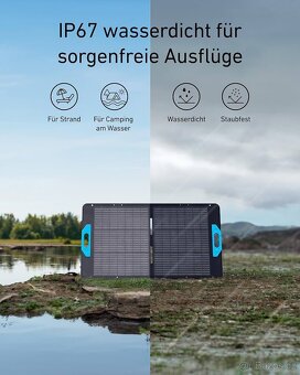 Přenosný solární panel BLUESUN 100W - 2