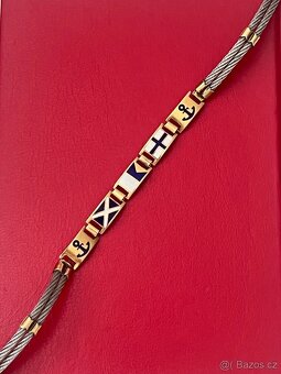 Zlatý náramek 18 k zlato NAVY - 2