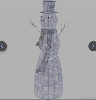 Vánoční sněhulák Retlux RXL 401 120 LED světel nový - 2