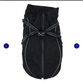 Postroj pro psa Tiaki Arkon černý 60cm - 2