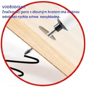 Extra dlouhý hrot Permanentního popisovače Kofix - 2