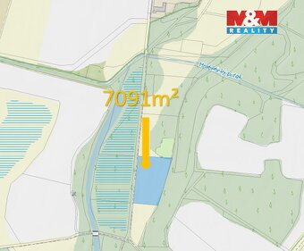 Prodej louky, 7091 m², Hrabětice - 2