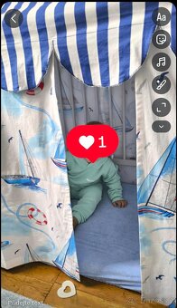 Dětský domeček z postýlky - 2