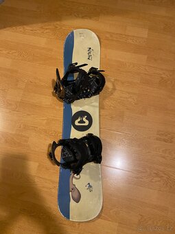 Snowboard 110 cm s vázáním - 2