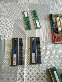 Mix komponentů (Paměti DDR2,DDR1, Procesory, Základní deska) - 2