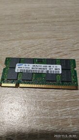 RAM notebook Samsung DDR2 2GB - 2