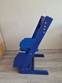 Rostoucí židle Jitro tm. modrá - 2