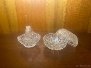 Sada broušený košíček a dózička Bohemia Crystal - 2