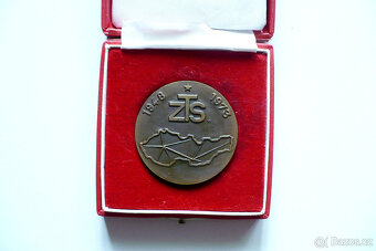 784_ Plaketa, medaile, Za zásluhy, 25 let ZTS, 1973 - 2