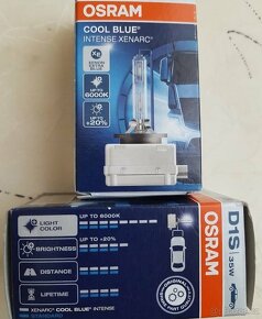 Xenonova vybojka . D1S . Cool blue intense . 2ks - 2