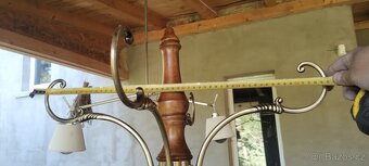 Stojací dřevěný podlahový věšák z masivu - 2