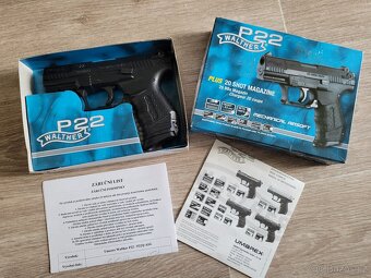 Nová hračka-airsoft Walther P22, kuličková - 2