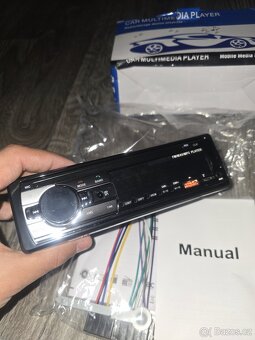 Bluetooth autorádio s USB konektorem a kartovým rádiem - 2