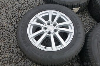 4ks alu disků Audi Q7,5x112,8Jx18+zimní pneu255/60/18Topstav - 2