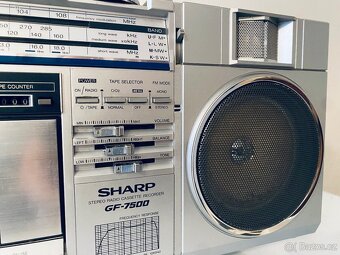 Radiomagnetofon Sharp GF 7500, 80.léta - 2