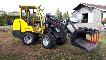 kloubový kolový nakladač, model schmidt 3639, kubota motor - 2