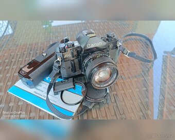 Canon A-1 s Power Winderem A a obj. Canon FD 1.4/50 mm - 2