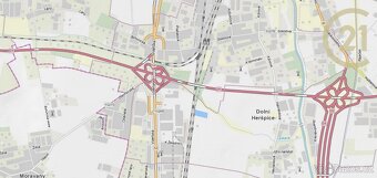 Komerční pozemek, Brno – Dolní Heršice, CP 10 182 m2, skl... - 2