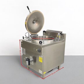 Elektrický gastro kotel ICOS 150l - 80x90x90 cm TLAKOVÝ - 2