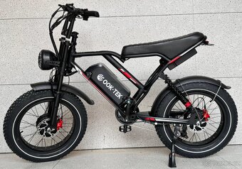 Elektrické kolo Ook-Tek S8 – 1000 W dvoumotor, 50 km/h - 2