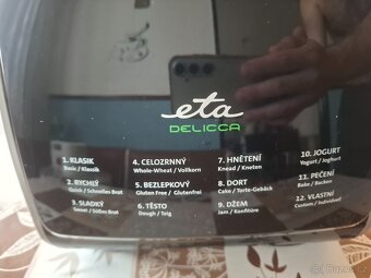 Domácí pekárna ETA Delicca II 7149 90030 černá/nerez - 2