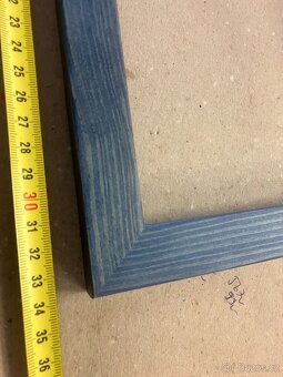 Dřevěné rámečky 20x30cm , mořené 10ks - cena včetně přepravy - 2