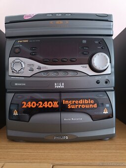 Prodám:MiniHifi System Philips FW 750C CD - 2