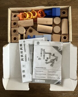 Dřevěná hračka - kuličková dráha - 2